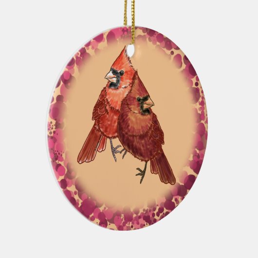 Ornament van kardinaal koppel (Rechts)