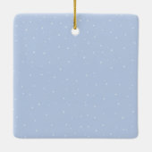 Ornament van kardinalen en sneeuwvlokken (Achterkant)