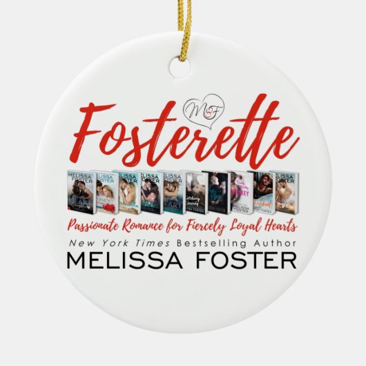 Ornament van keramiek, fosterette (Voorkant)