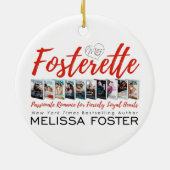 Ornament van keramiek, fosterette (Achterkant)