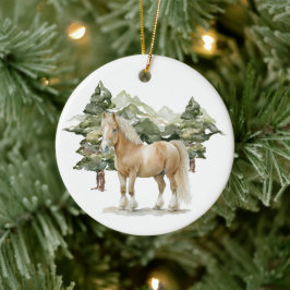 Ornament van keramische cirkels - Paarden1