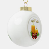 Ornament van keramische keramiek, Prettige feestda (Links)