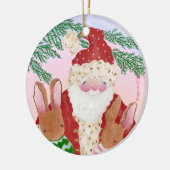 Ornament van Kerstmis en knollen (Links)