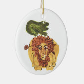 Ornament van kikker en lion (Rechts)