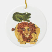 Ornament van kikker en lion (Voorkant)