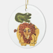 Ornament van kikker en lion (Links)