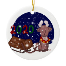 Ornament van kleine rendieren