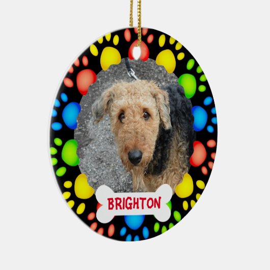 Ornament van kleurrijke vogelbomen (Rechts)