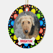 Ornament van kleurrijke vogelbomen (Links)