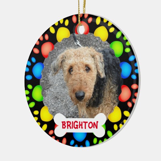 Ornament van kleurrijke vogelbomen (Links)