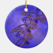 Ornament van koperbutterflies (Achterkant)