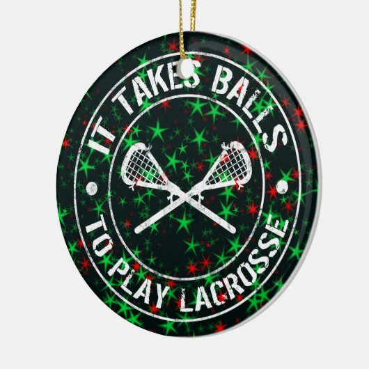 Ornament van lacrosse kerstbomen (Links)