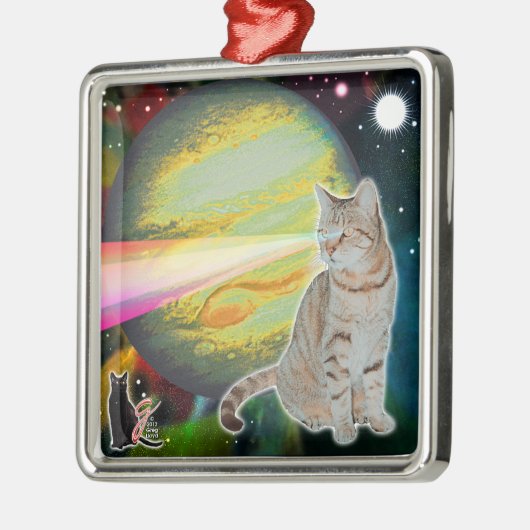 Ornament van laserkattenbeweging (Links)