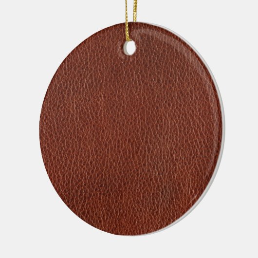 Ornament van lederen keramische cirkels (Links)