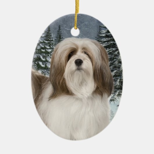 Ornament van Lhasa Apso (Voorkant)