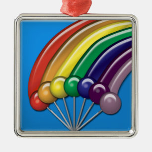 Ornament van Lollipops en regenbogen