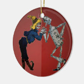 Ornament van Man met ruggengraat en tin (Links)