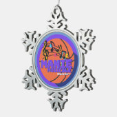 Ornament van manie Musicale-snowflake (Rechts)