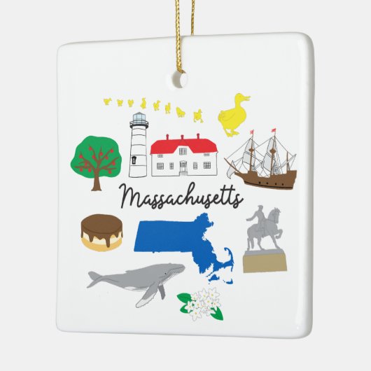 Ornament van Massachusetts (Links)