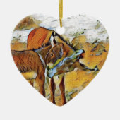 Ornament van moeder en zoon (Voorkant)