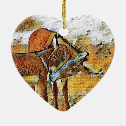 Ornament van moeder en zoon (Voorkant)