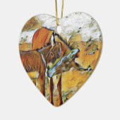 Ornament van moeder en zoon (Links)