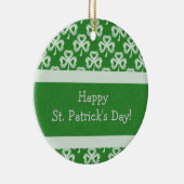 Ornament van mousserende shamrocks (Rechts)