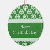 Ornament van mousserende shamrocks (Links)