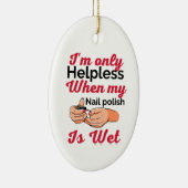 Ornament van nagellak metaal (Rechts)