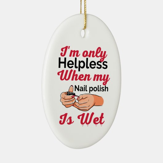 Ornament van nagellak metaal (Rechts)