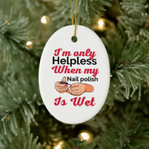 Ornament van nagellak metaal