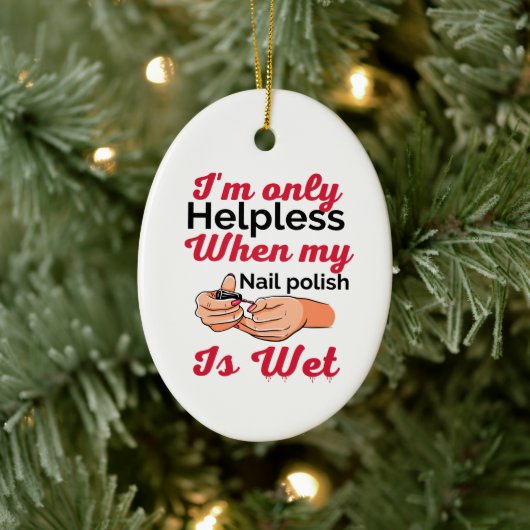 Ornament van nagellak metaal (Boom)