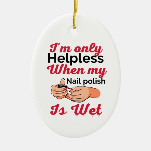 Ornament van nagellak metaal (Voorkant)