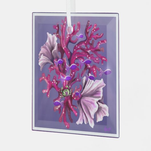 ornament van Paars zeemeerglas (Voorkant links)