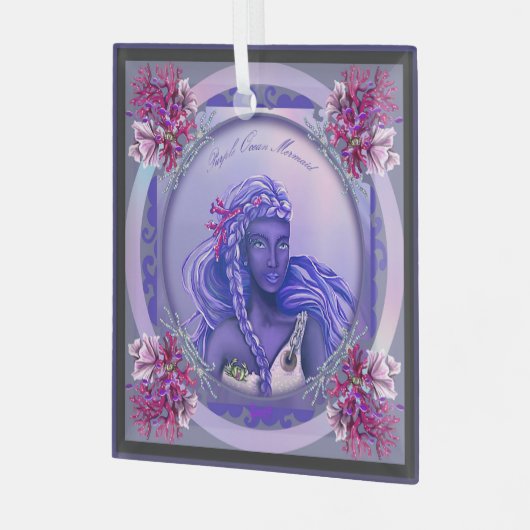 ornament van Paars zeemeerglas (Voorkant links)