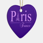 Ornament van Parijs Frankrijk, dubbelzijdig (Links)