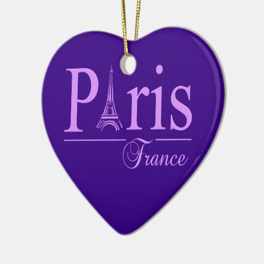 Ornament van Parijs Frankrijk, dubbelzijdig (Links)