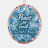 Ornament van Peace on Earth Meeples (Links)