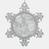  Ornament van Pewter Snowflake (Voorkant)