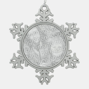 Ornament van Pewter Snowflake