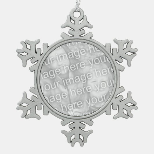  Ornament van Pewter Snowflake (Voorkant)