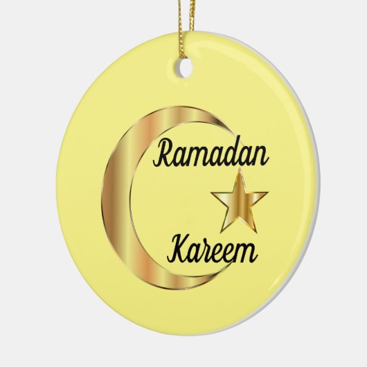 Ornament van Ramadan Kareem-keramiek (Links)