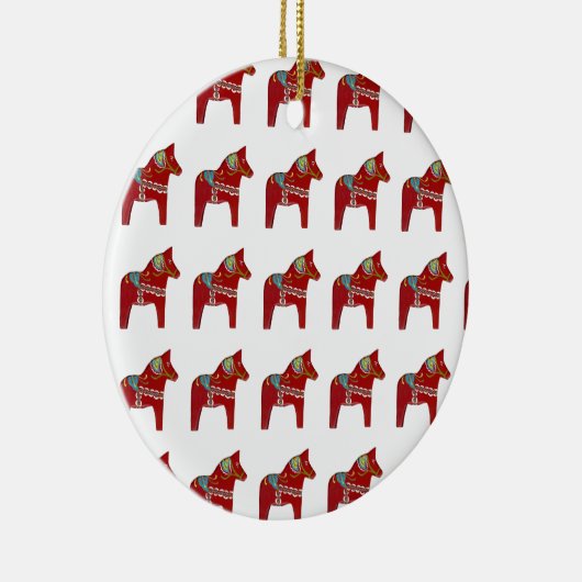 Ornament van Red Dala Horse (Rechts)