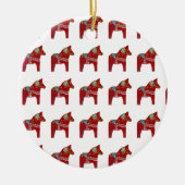 Ornament van Red Dala Horse (Voorkant)