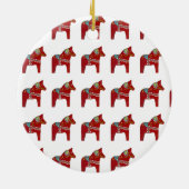 Ornament van Red Dala Horse (Achterkant)