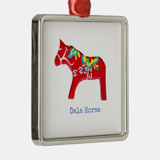 Ornament van Red Dala Horse (Rechts)
