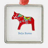 Ornament van Red Dala Horse (Voorkant)