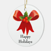 Ornament van rode boe (Links)