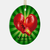 Ornament van rode boxing (Rechts)