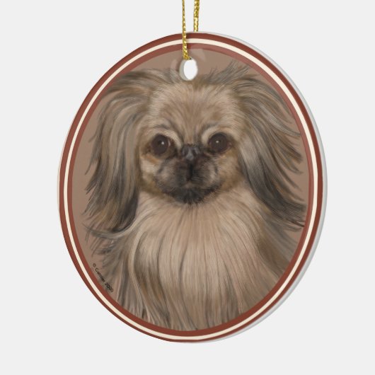 Ornament van Rondo Pekingese (Links)
